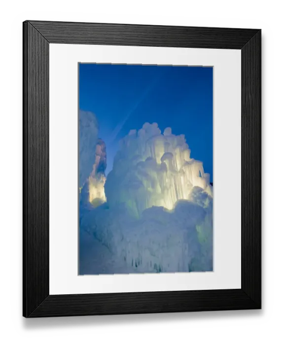 Framed Print : Ice Sculptures, Zermatt Resort, Midway, Utah Framed Print : Ice Sculptures, Zermatt Resort, Midway, Utah