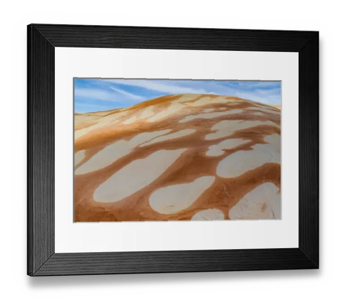 Framed Print : USA, Utah, Glen Canyon National Recreation Area. Bleached patterns in sandstone Framed Print : USA, Utah, Glen Canyon National Recreation Area. Bleached patterns in sandstone