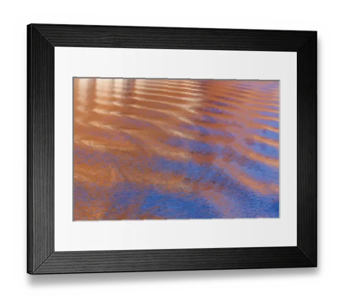 Framed Print : USA, Utah, Glen Canyon National Recreation Area. Abstract of cliff reflection in Lake Powell Framed Print : USA, Utah, Glen Canyon National Recreation Area. Abstract of cliff reflection in Lake Powell