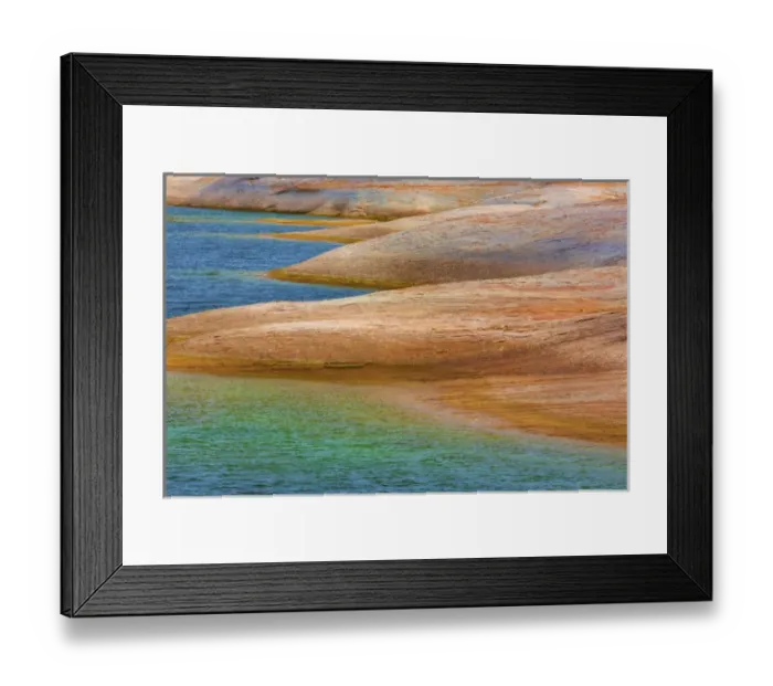 Framed Print : USA, Utah, Glen Canyon National Recreation Area. Rocky shoreline of Lake Powell. Credit as Framed Print : USA, Utah, Glen Canyon National Recreation Area. Rocky shoreline of Lake Powell. Credit as