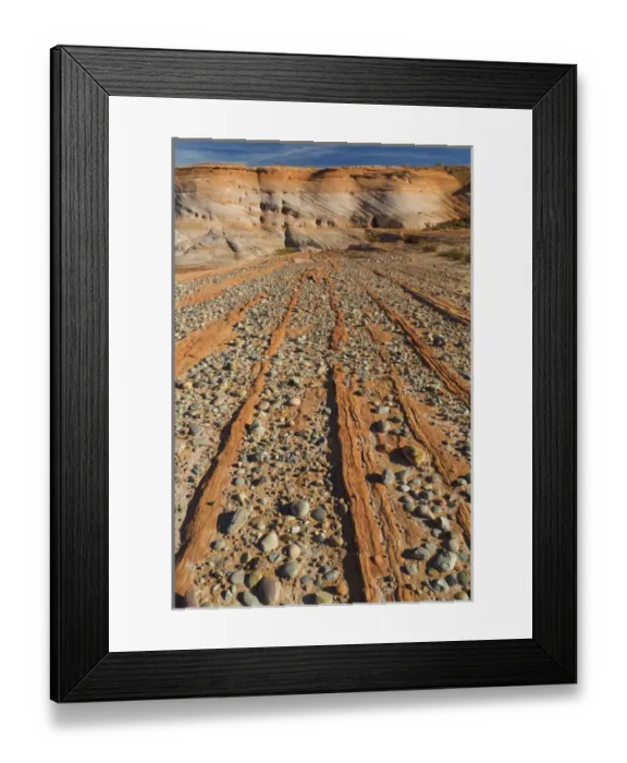 Framed Print : USA, Utah, Glen Canyon National Recreation Area. Pattern in sandstone formation. Credit as Framed Print : USA, Utah, Glen Canyon National Recreation Area. Pattern in sandstone formation. Credit as