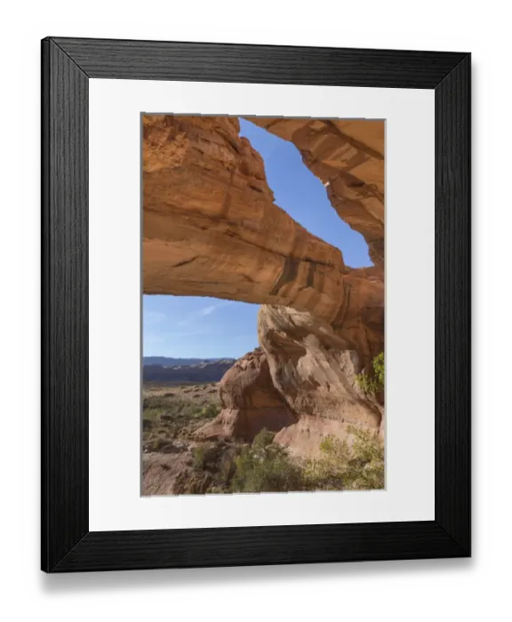 Framed Print : USA, Utah, Glen Canyon National Recreation Area. Close-up of Jacks Arch. Credit as Framed Print : USA, Utah, Glen Canyon National Recreation Area. Close-up of Jacks Arch. Credit as