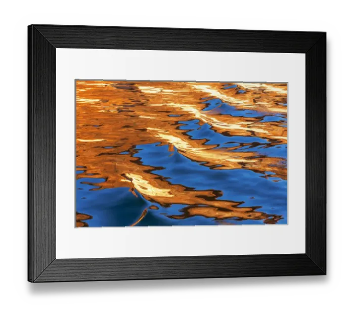 Framed Print : USA, Utah, Glen Canyon National Recreation Area. Abstract of cliff reflection in Lake Powell Framed Print : USA, Utah, Glen Canyon National Recreation Area. Abstract of cliff reflection in Lake Powell