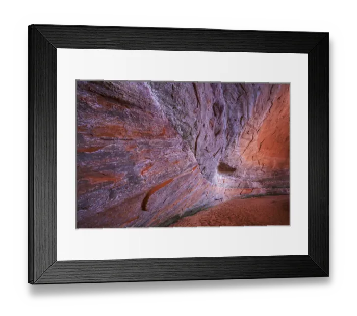 Framed Print : USA, Utah, Glen Canyon National Recreation Area. Sandstone wall of alcove in Fiftymile Canyon Framed Print : USA, Utah, Glen Canyon National Recreation Area. Sandstone wall of alcove in Fiftymile Canyon