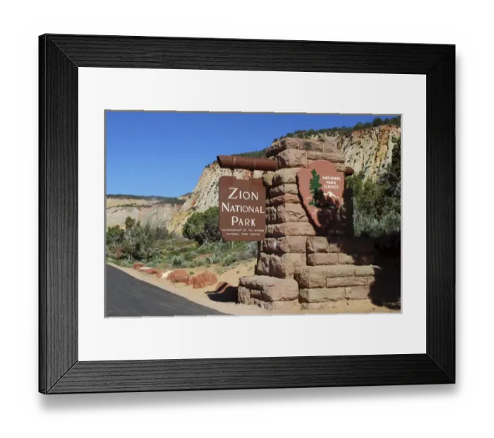 Framed Print : East Entrance, Zion National Park, Utah Framed Print : East Entrance, Zion National Park, Utah