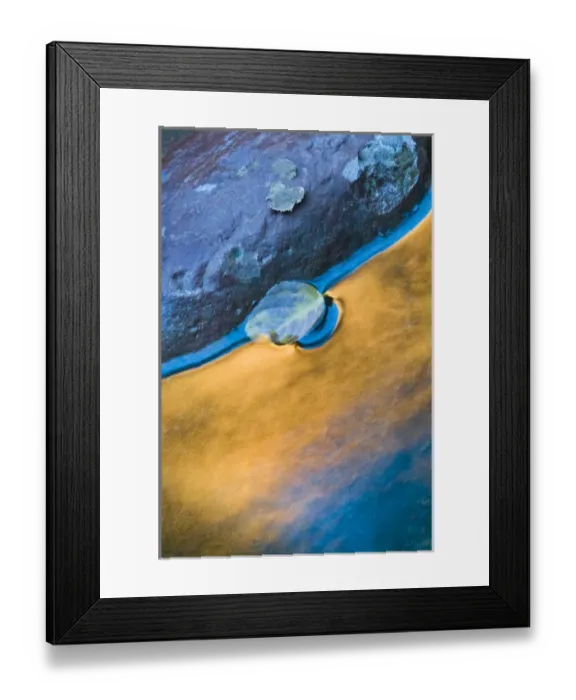 Framed Print : USA, Utah, Zion National Park. Fall reflections in Pine Creek Framed Print : USA, Utah, Zion National Park. Fall reflections in Pine Creek
