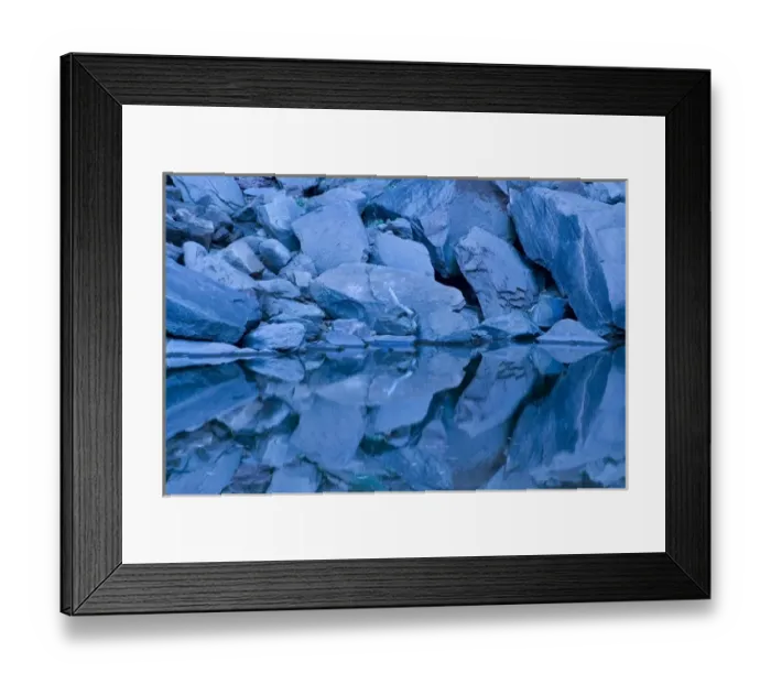 Framed Print : USA, Utah, Zion National Park. Rock reflection in Upper Emerald Pool Framed Print : USA, Utah, Zion National Park. Rock reflection in Upper Emerald Pool