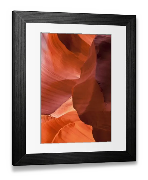 Framed Print : USA, Arizona, Upper Antelope Canyon. Sandstone formation in slot canyon. Credit as Framed Print : USA, Arizona, Upper Antelope Canyon. Sandstone formation in slot canyon. Credit as