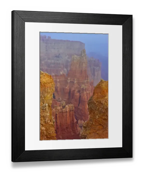 Framed Print : USA, Utah, Bryce Canyon National Park. View of sandstone formations Framed Print : USA, Utah, Bryce Canyon National Park. View of sandstone formations