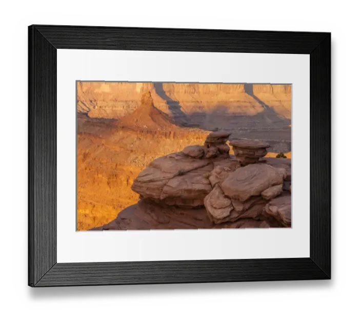 Framed Print : USA, Utah, Dead Horse Point State Park. Sunrise on canyon landscape Framed Print : USA, Utah, Dead Horse Point State Park. Sunrise on canyon landscape