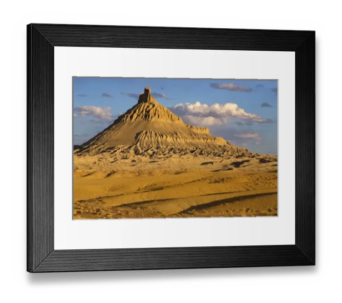 Framed Print : Factory Butte in the Upper Blue Hills near Hanksville, Utah, USA Framed Print : Factory Butte in the Upper Blue Hills near Hanksville, Utah, USA