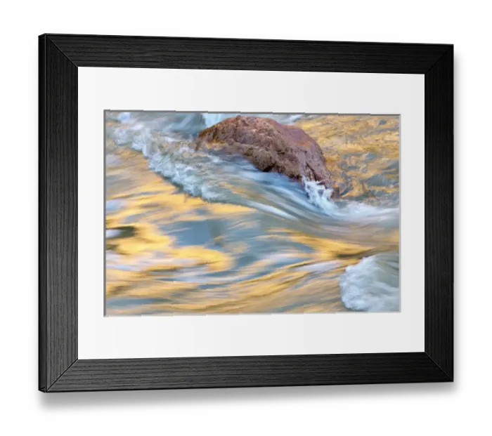 Framed Print : Canyon walls reflect into the current of the Virgin River in Zion National Park Utah, USA Framed Print : Canyon walls reflect into the current of the Virgin River in Zion National Park Utah, USA