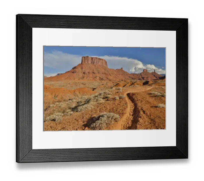 Framed Print : Horse trail leading into Professor Valley, Utah Framed Print : Horse trail leading into Professor Valley, Utah