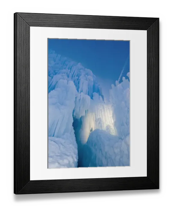 Framed Print : Ice Sculptures, Zermatt Resort, Midway, Utah Framed Print : Ice Sculptures, Zermatt Resort, Midway, Utah