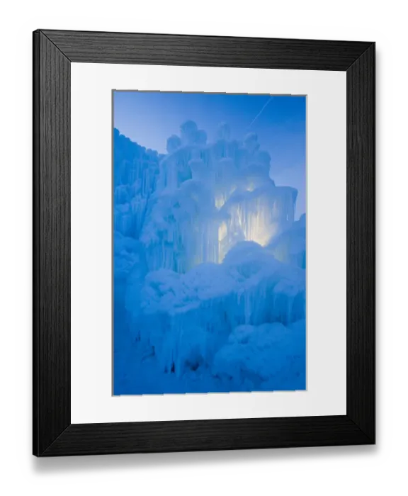 Framed Print : Ice Sculptures, Zermatt Resort, Midway, Utah Framed Print : Ice Sculptures, Zermatt Resort, Midway, Utah