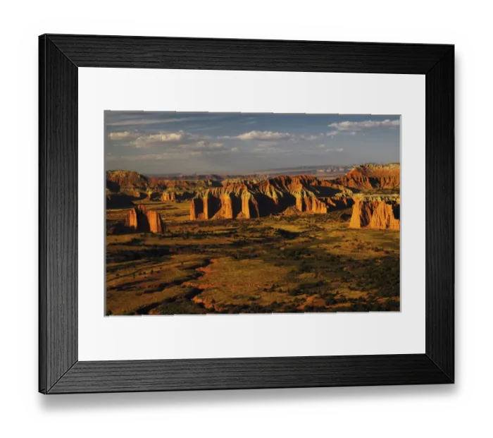Framed Print : Wall Street, Cathedral Valley, Capitol Reef National Park, Utah, USA Framed Print : Wall Street, Cathedral Valley, Capitol Reef National Park, Utah, USA