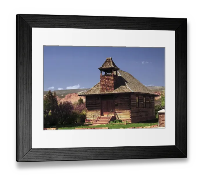 Framed Print : Old Mormon Chiurch, Torrey, Utah, USA Framed Print : Old Mormon Chiurch, Torrey, Utah, USA