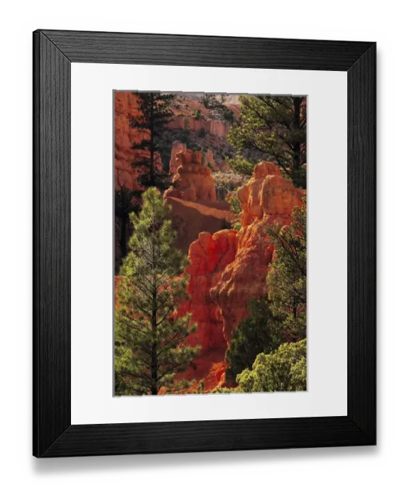 Framed Print : Red Rock; Red Canyon; Utah; USA; nature; scenic; late afternoon; natural wonder