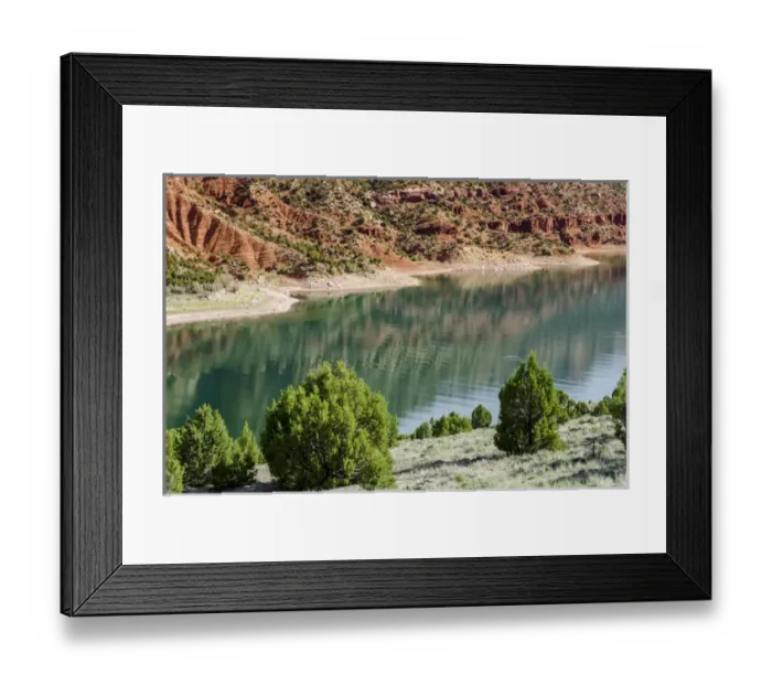 Framed Print : Flaming Gorge National Recreation Area, Utah, USA