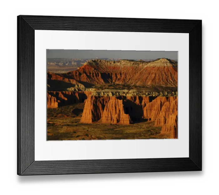 Framed Print : Cathedral Valley, Upper Cathedral Valley Viewpoint, Capitol Reef National Park, Utah Framed Print : Cathedral Valley, Upper Cathedral Valley Viewpoint, Capitol Reef National Park, Utah