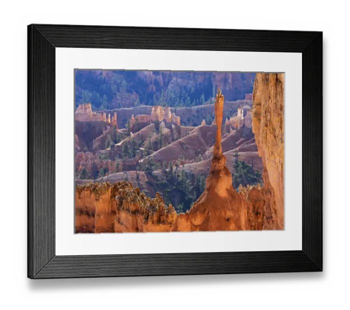 Framed Print : Utah, Bryce Canyon National Park, The Sentinel Framed Print : Utah, Bryce Canyon National Park, The Sentinel