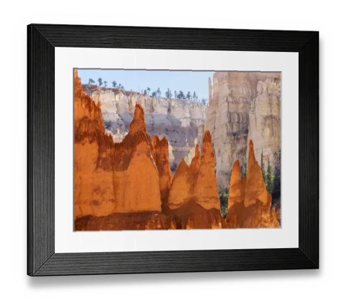Framed Print : Utah, Bryce Canyon National Park, Bryce Canyon and Hoodoos along Peekaboo Loop Trail