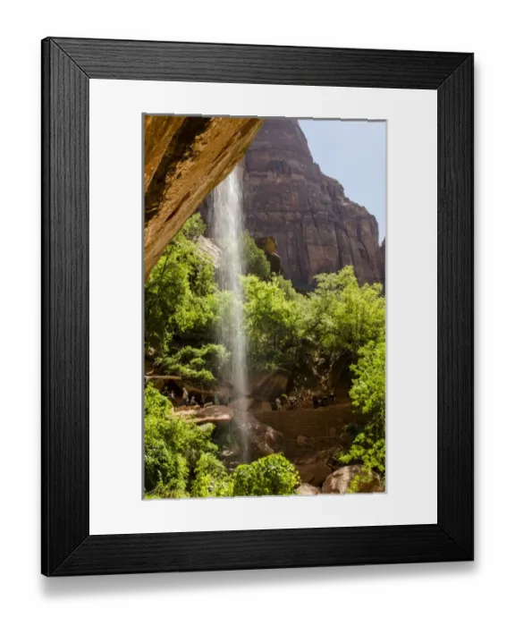 Framed Print : Weeping Rock, Zion National Park, Utah, USA Framed Print : Weeping Rock, Zion National Park, Utah, USA