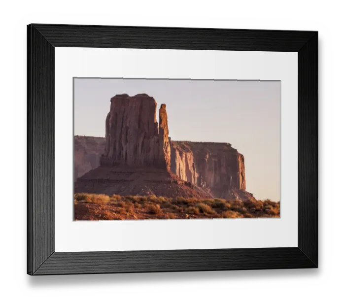 Framed Print : West Mitten, Monument Valley Navajo Tribal Park, Monument Valley, Utah, USA