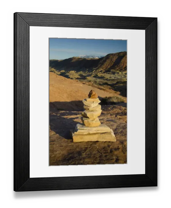 Framed Print : Cairn, Arches National Park, Utah, US Framed Print : Cairn, Arches National Park, Utah, US