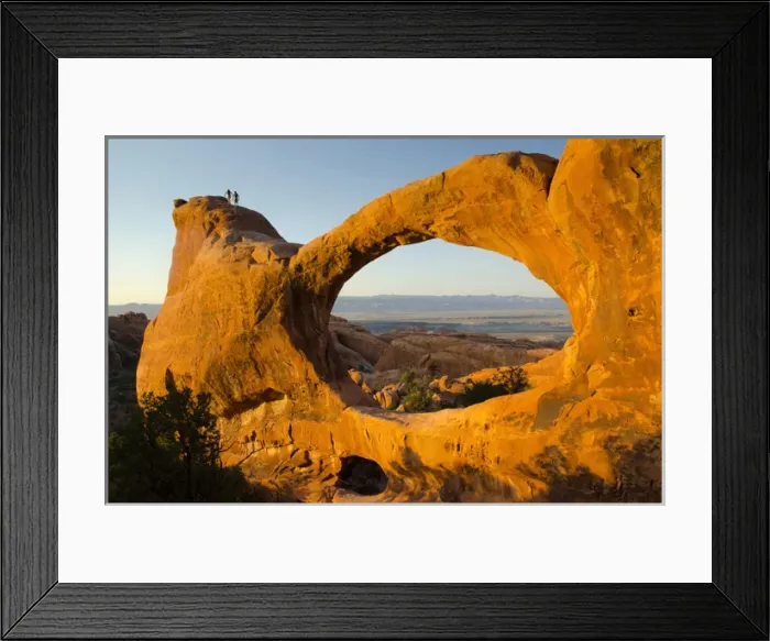 Framed Print : Double O Arch, Arches National Park, Utah, US