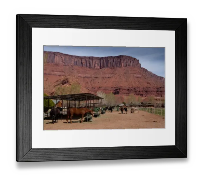 Framed Print : Sorrel River Ranch, Moab, Utah, US Framed Print : Sorrel River Ranch, Moab, Utah, US