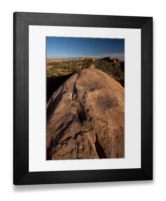 Framed Print : Rock Fin at Devils Garden, Arches National Park, Utah, US Framed Print : Rock Fin at Devils Garden, Arches National Park, Utah, US
