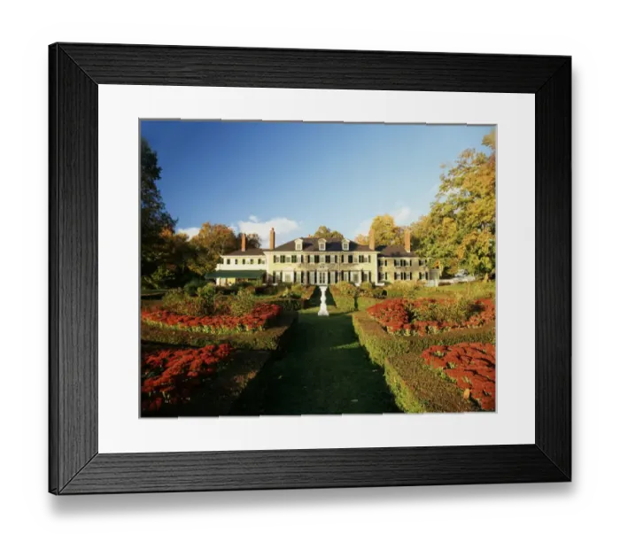Framed Print : USA, Vermont, Manchester, Hildene Home of Robert Todd Lincoln