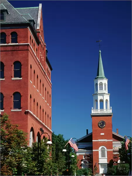 USA, Vermont, Burlington, Church street marketplace