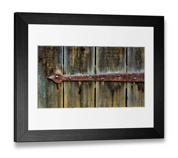 Framed Print : USA, Virginia, Roanoke, Explore Park. Detail of rusty barn door brace. Credit as Framed Print : USA, Virginia, Roanoke, Explore Park. Detail of rusty barn door brace. Credit as