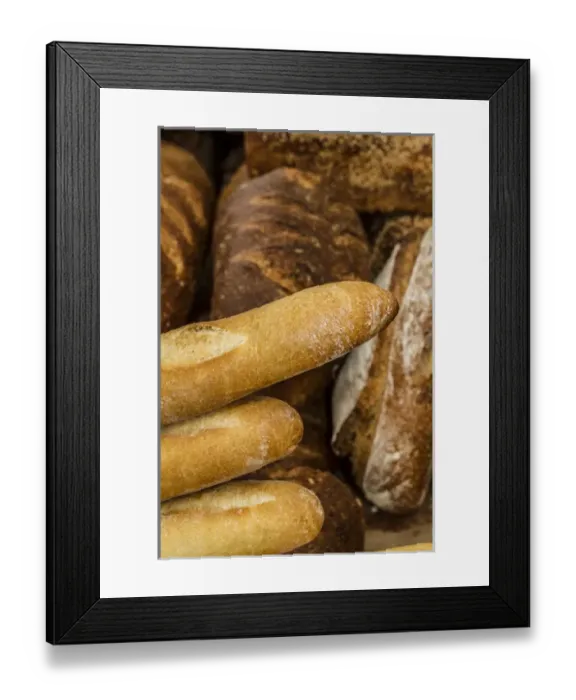 Framed Print : Falls Church, Virginia. Assorted fresh baked bread. French Bread, wheat loaves Framed Print : Falls Church, Virginia. Assorted fresh baked bread. French Bread, wheat loaves