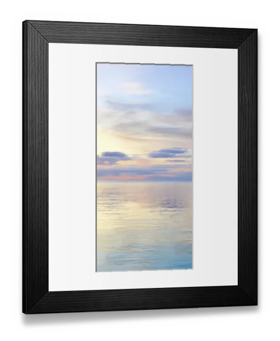 Framed Print : USA, Washington, San Juan Islands. Pastel seascape at sunset Framed Print : USA, Washington, San Juan Islands. Pastel seascape at sunset