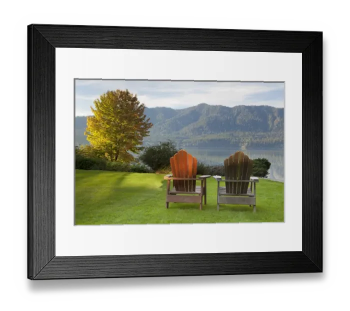 Framed Print : USA, Washington, Quinault. Landscape view from Quinault Lodge Framed Print : USA, Washington, Quinault. Landscape view from Quinault Lodge