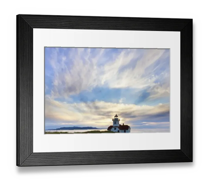 Framed Print : USA, Washington, San Juan Islands. Sunset on Patos Island Lighthouse Framed Print : USA, Washington, San Juan Islands. Sunset on Patos Island Lighthouse