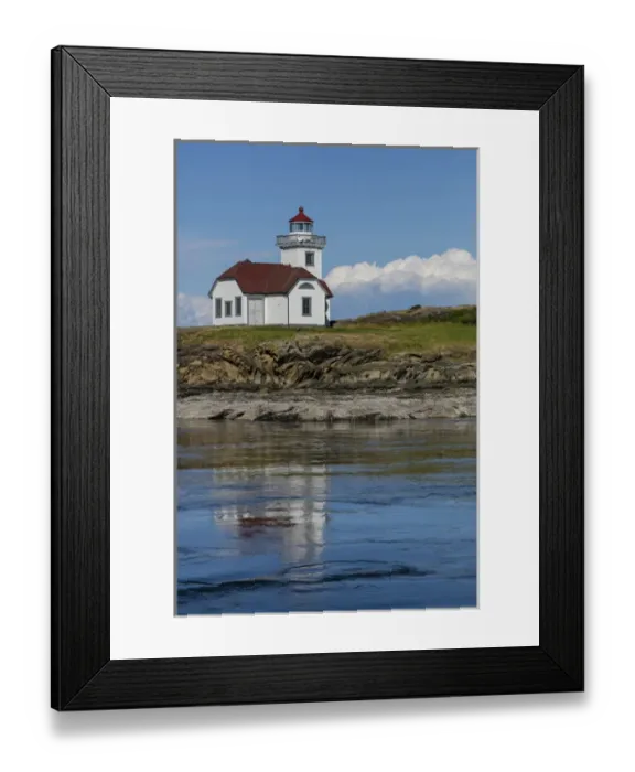 Framed Print : USA, Washington, San Juan Islands. Lighthouse on Patos Island Framed Print : USA, Washington, San Juan Islands. Lighthouse on Patos Island