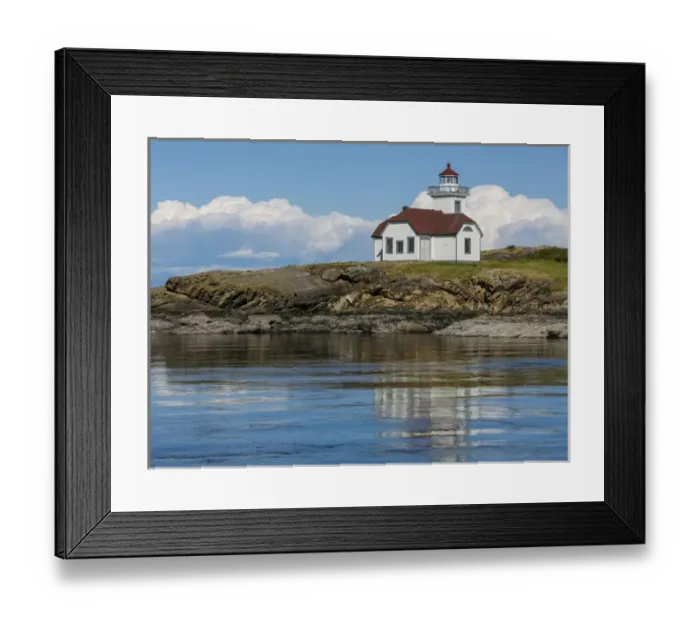 Framed Print : USA, Washington, San Juan Islands. Lighthouse on Patos Island Framed Print : USA, Washington, San Juan Islands. Lighthouse on Patos Island