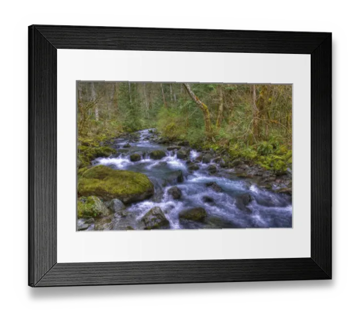 Framed Print : USA, Washington, Rocky Brook Falls. Scenic of stream cascading over rocks. Credit as Framed Print : USA, Washington, Rocky Brook Falls. Scenic of stream cascading over rocks. Credit as