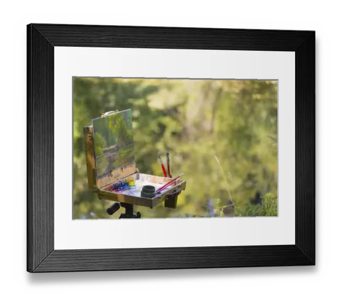Framed Print : USA, Washington, Bainbridge Island. Scenic painting on a mount Framed Print : USA, Washington, Bainbridge Island. Scenic painting on a mount