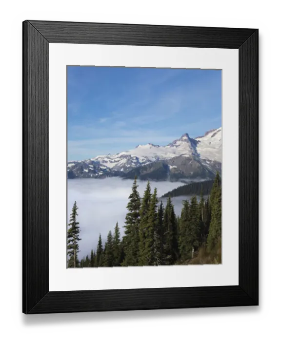 Framed Print : USA, Washington, Mount Rainier National Park. Landscape from Sunrise Point. Credit as Framed Print : USA, Washington, Mount Rainier National Park. Landscape from Sunrise Point. Credit as