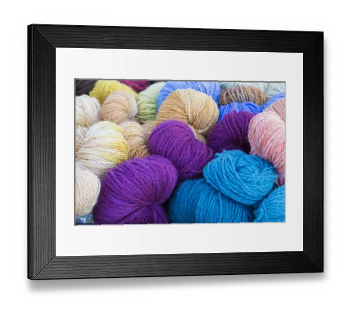 Framed Print : USA, Washington, Seabeck. Balls of colorful yarn Framed Print : USA, Washington, Seabeck. Balls of colorful yarn