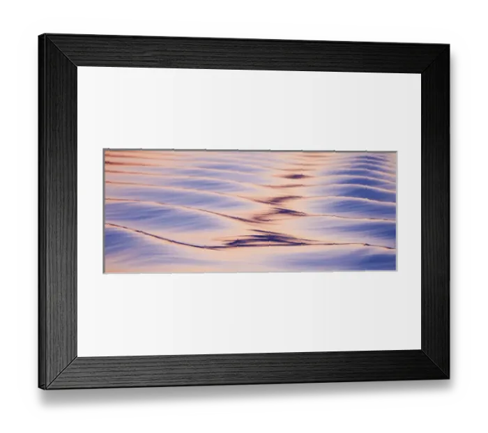 Framed Print : USA, Alaska, Icy Straight. Sunset reflections on water