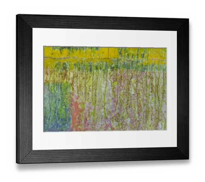 Framed Print : USA, Washington, Fort Hayden. Abstract details of painted wall