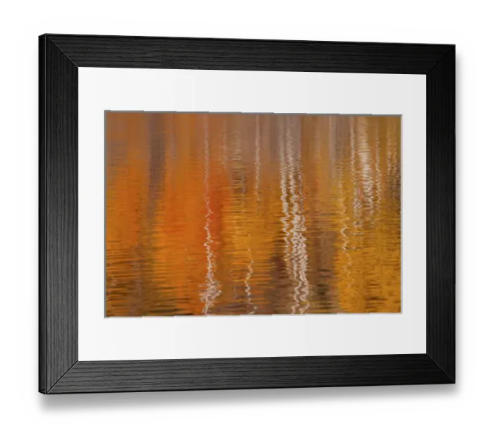 Framed Print : USA, Washington, Winthrop. Autumn reflections on Beaver Pond