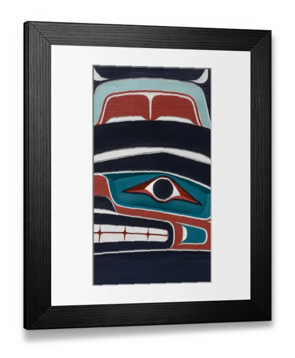 Framed Print : USA, Washington, Jamestown. Totem art. (PR) Credit as: Don Paulson / Jaynes Gallery Framed Print : USA, Washington, Jamestown. Totem art. (PR) Credit as: Don Paulson / Jaynes Gallery