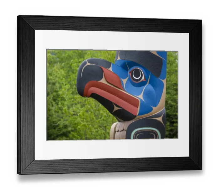 Framed Print : USA, Washington, Jamestown. Totem art. (PR) Credit as: Don Paulson / Jaynes Gallery Framed Print : USA, Washington, Jamestown. Totem art. (PR) Credit as: Don Paulson / Jaynes Gallery
